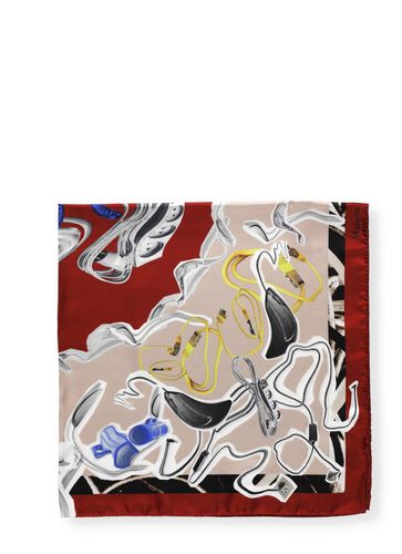 Abstract Print Scarf - Maison Margiela - Modalova