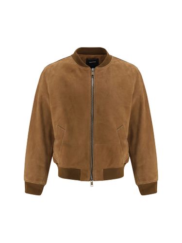 Yves Salomon Suede Bomber Jacket - Yves Salomon - Modalova