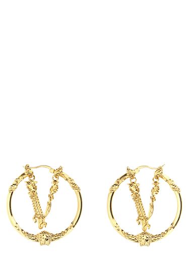Versace v Earrings - Versace - Modalova