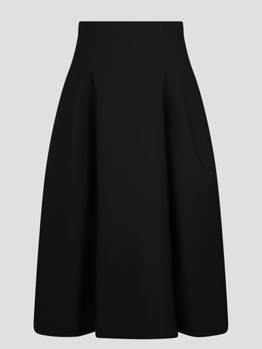 Compact Wool Midi Skirt - Bottega Veneta - Modalova