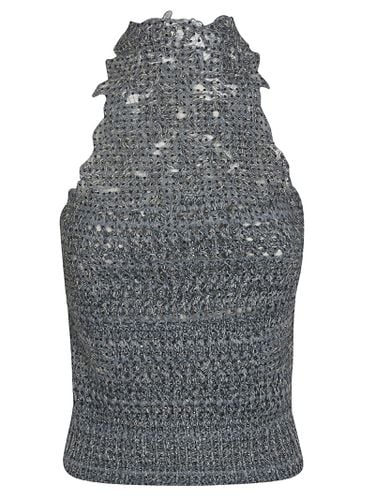 Knitted Cropped Top - Ermanno Scervino - Modalova