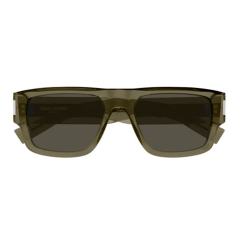 Sl 659003 Brown Brown Grey - Saint Laurent Eyewear - Modalova