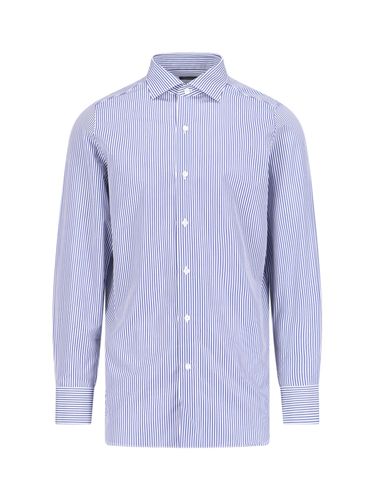 Finamore Stripe Shirt - Finamore - Modalova