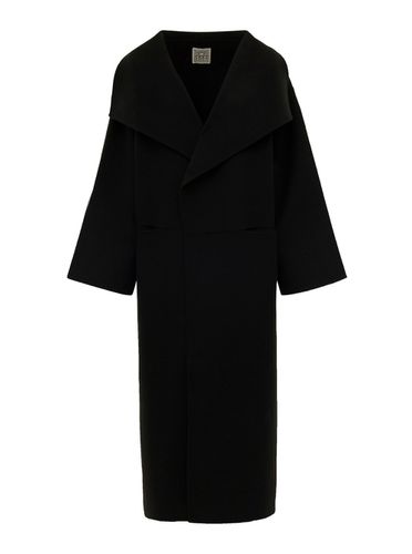 Oversize Coat With Shawl Lapels In Wool And Cashmere Woman Toteme - Totême - Modalova