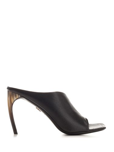 Mule With Curved Effect Heel - Ferragamo - Modalova