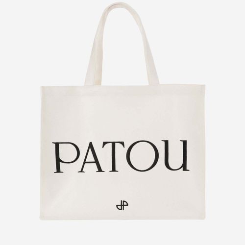 Patou Large Cotton Canvas Tote Bag - Patou - Modalova
