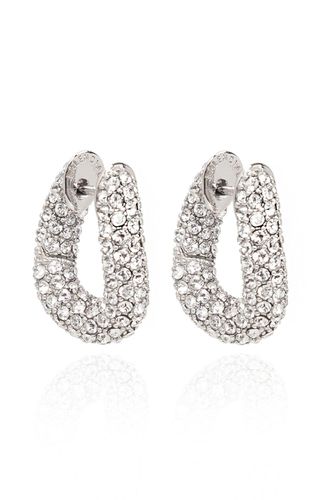 Balenciaga Loop Dot Hoop Earrings - Balenciaga - Modalova