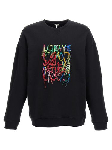 Loewe Logo Embroidery Sweatshirt - Loewe - Modalova