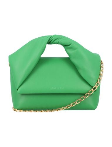 J. W. Anderson Twister Green Leather Bag - J.W. Anderson - Modalova