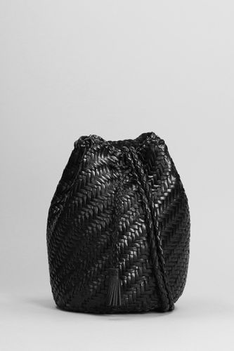 Pompom Double Shoulder Bag In Leather - Dragon Diffusion - Modalova