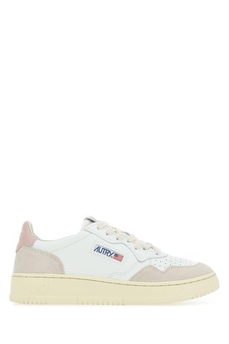 Two-tone Leather And Suede Medalist Sneakers - Autry - Modalova