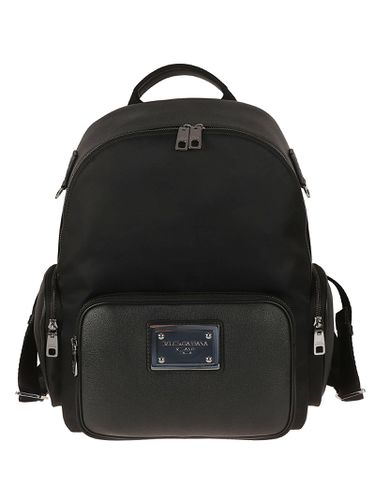 Logo Plaque Backpack - Dolce & Gabbana - Modalova