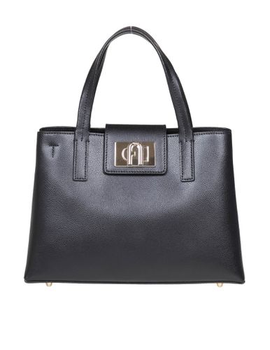 Furla Tote In Leather Color Black - Furla - Modalova