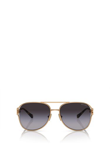 Mu 52zs Antique Gold Sunglasses - Miu Miu Eyewear - Modalova