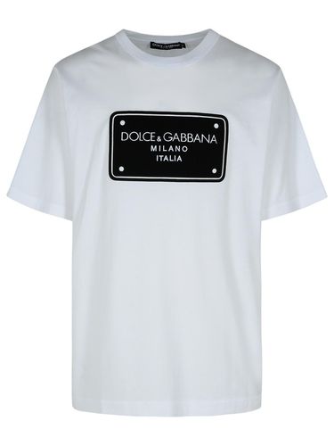 Logo Printed Crewneck T-shirt - Dolce & Gabbana - Modalova