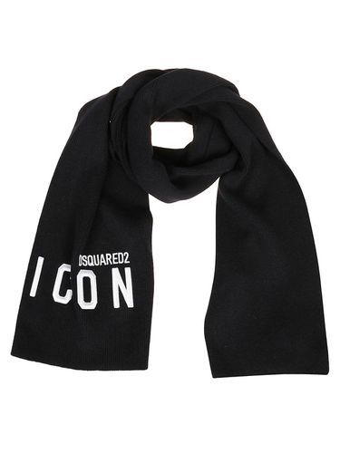 Dsquared2 icon Wool Scarf - Dsquared2 - Modalova