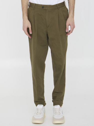 PT Torino Cotton And Linen Trousers - PT Torino - Modalova