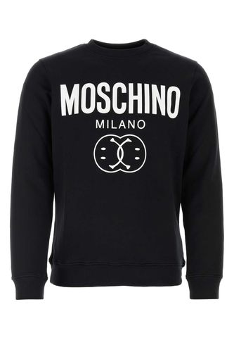 Black Cotton X Smileyâ Sweatshirt - Moschino - Modalova