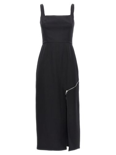 Zip Wool Midi Dress - Alexander McQueen - Modalova