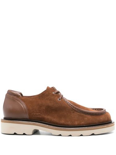 Suede Leather Derbies - Maison Kitsuné - Modalova