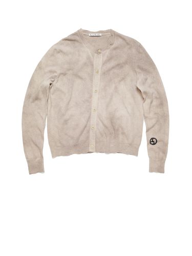 Crew-neck Cardigan With Buttons - Acne Studios - Modalova