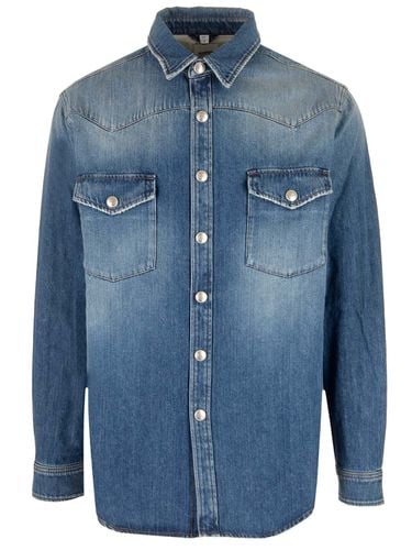 Burberry Denim Shirt With Pockets - Burberry - Modalova