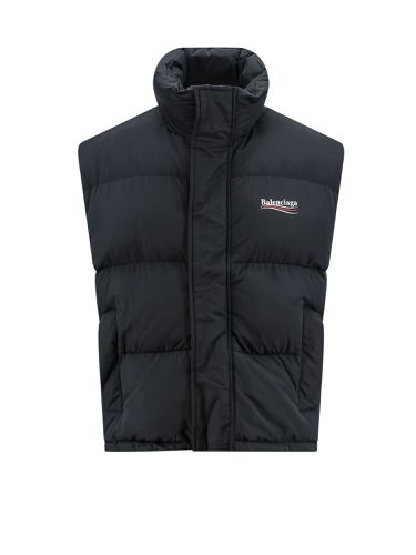 Political Campaign Cocoon Puffer Gilet - Balenciaga - Modalova