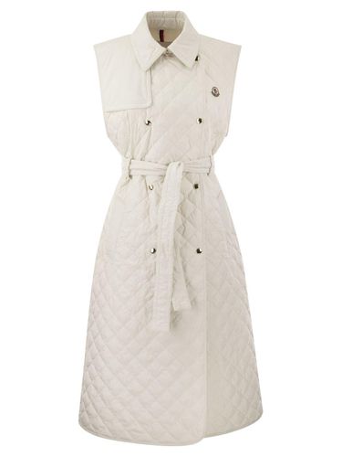 Sleeveless Quilted Trench Coat - Moncler - Modalova