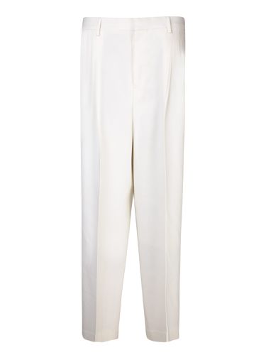 Straight Taupe Trousers - Ami Alexandre Mattiussi - Modalova