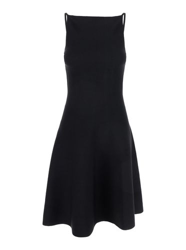 Mini Dress With Open Back In Viscose Blend Woman - SEMICOUTURE - Modalova