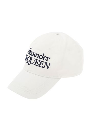 Embroidered Logo Baseball Cap - Alexander McQueen - Modalova