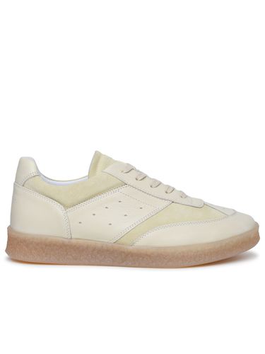 Leather Sneakers - MM6 Maison Margiela - Modalova