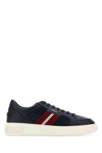 Multicolor Leather And Fabric Melys Sneakers - Bally - Modalova