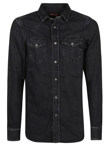 Diesel D-vega Buttoned Denim Shirt - Diesel - Modalova