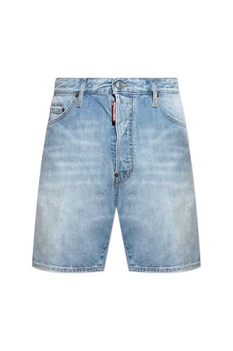 Dsquared2 Logo-patch Denim Shorts - Dsquared2 - Modalova