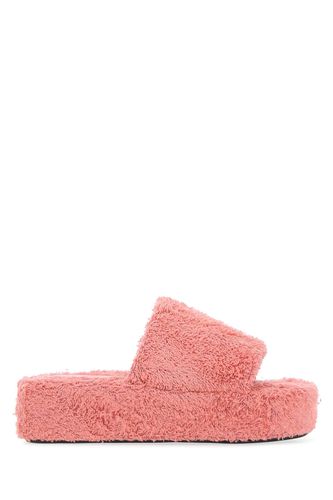 Pink Terry Fabric Rise Slippers - Balenciaga - Modalova