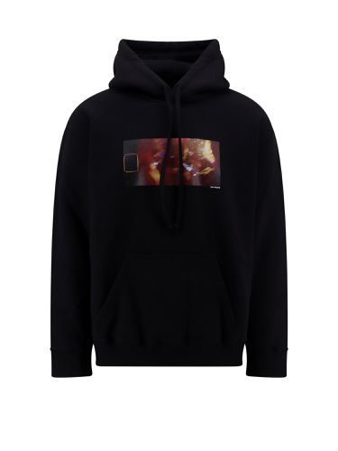 Graphic Print Logo Hoodie - Maison Margiela - Modalova