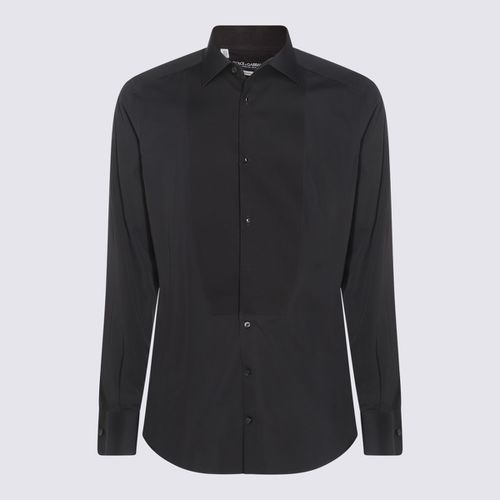 Dolce & Gabbana Black Cotton Shirt - Dolce & Gabbana - Modalova