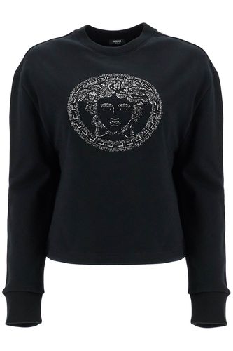 Versace boxy Sweatshirt With Med - Versace - Modalova