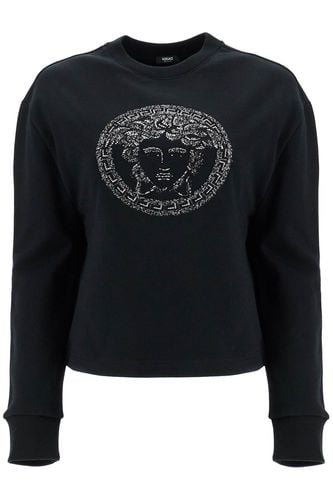 Versace boxy Sweatshirt With Med - Versace - Modalova