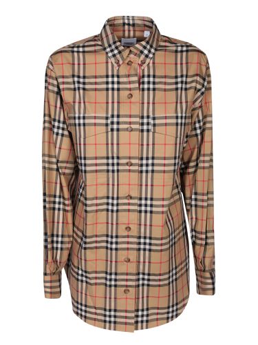 Burberry Checked Buttoned Shirt - Burberry - Modalova