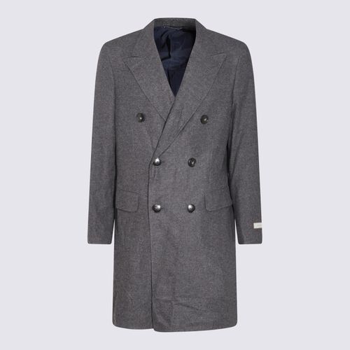 Canali Grey Wool Suit - Canali - Modalova