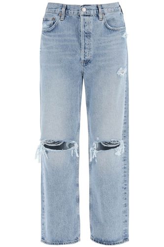 S Destroyed Jeans With Distressed Details - AGOLDE - Modalova