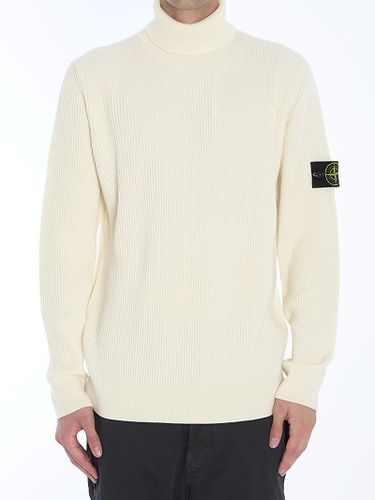 Turtleneck Sweater In Wool - Stone Island - Modalova