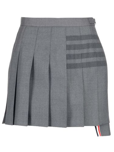 Bar Pleated Mini Skirt - Thom Browne - Modalova