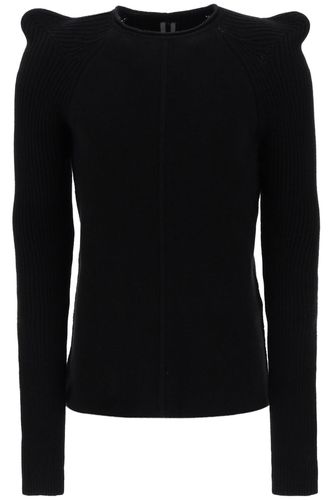 Pointy Shoulders Cashmere Sweater - Rick Owens - Modalova