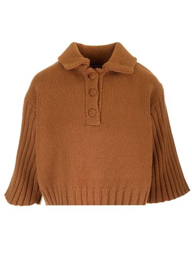 Knitted Cropped Sweater - Dries Van Noten - Modalova