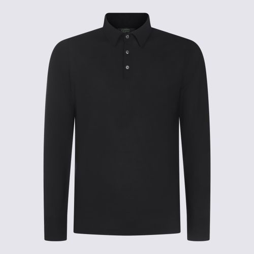 Zanone Black Cotton Top - Zanone - Modalova