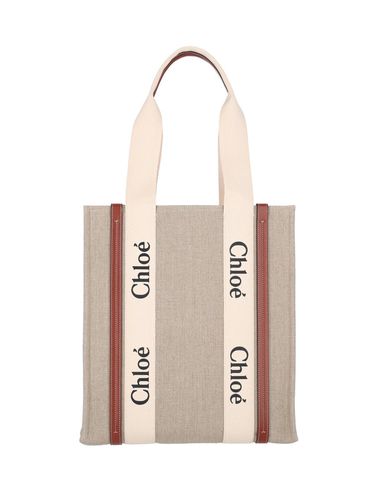 Chloé Woody Large Tote Bag - Chloé - Modalova