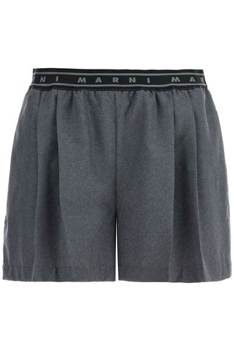 Marni Logo Shorts - Marni - Modalova